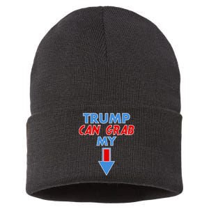 Trump Can Grab My Pussy Arrow 2020 Election Sustainable Knit Beanie