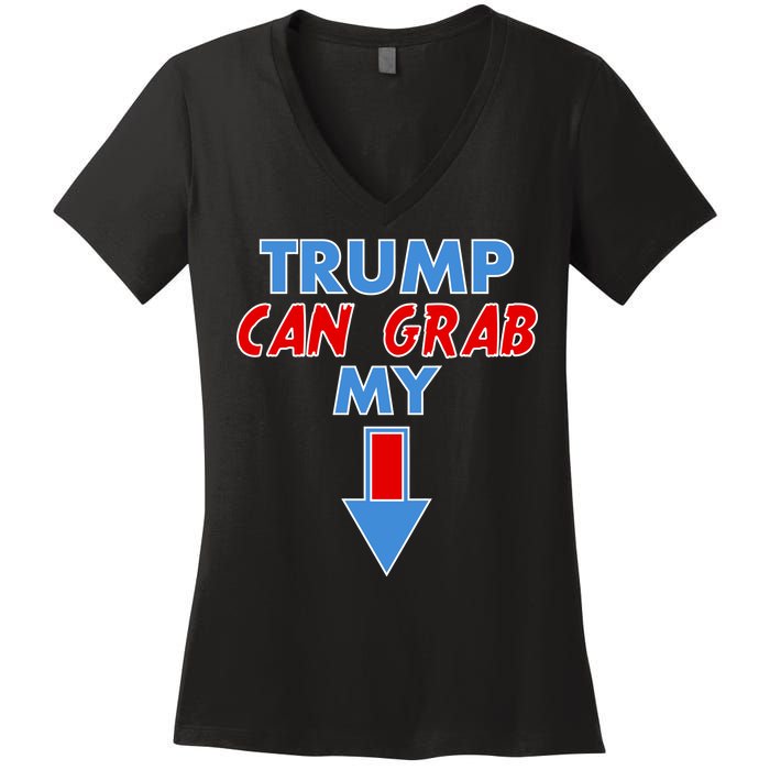 Trump Can Grab My Pussy Arrow 2020 Election Women's V-Neck T-Shirt