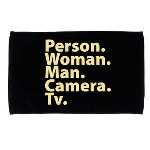 Trump Cognitive Test Person Woman Man Camera TV Microfiber Hand Towel