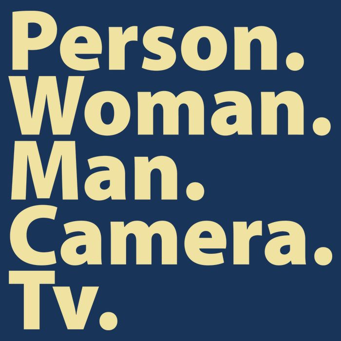 Trump Cognitive Test Person Woman Man Camera TV T-Shirt