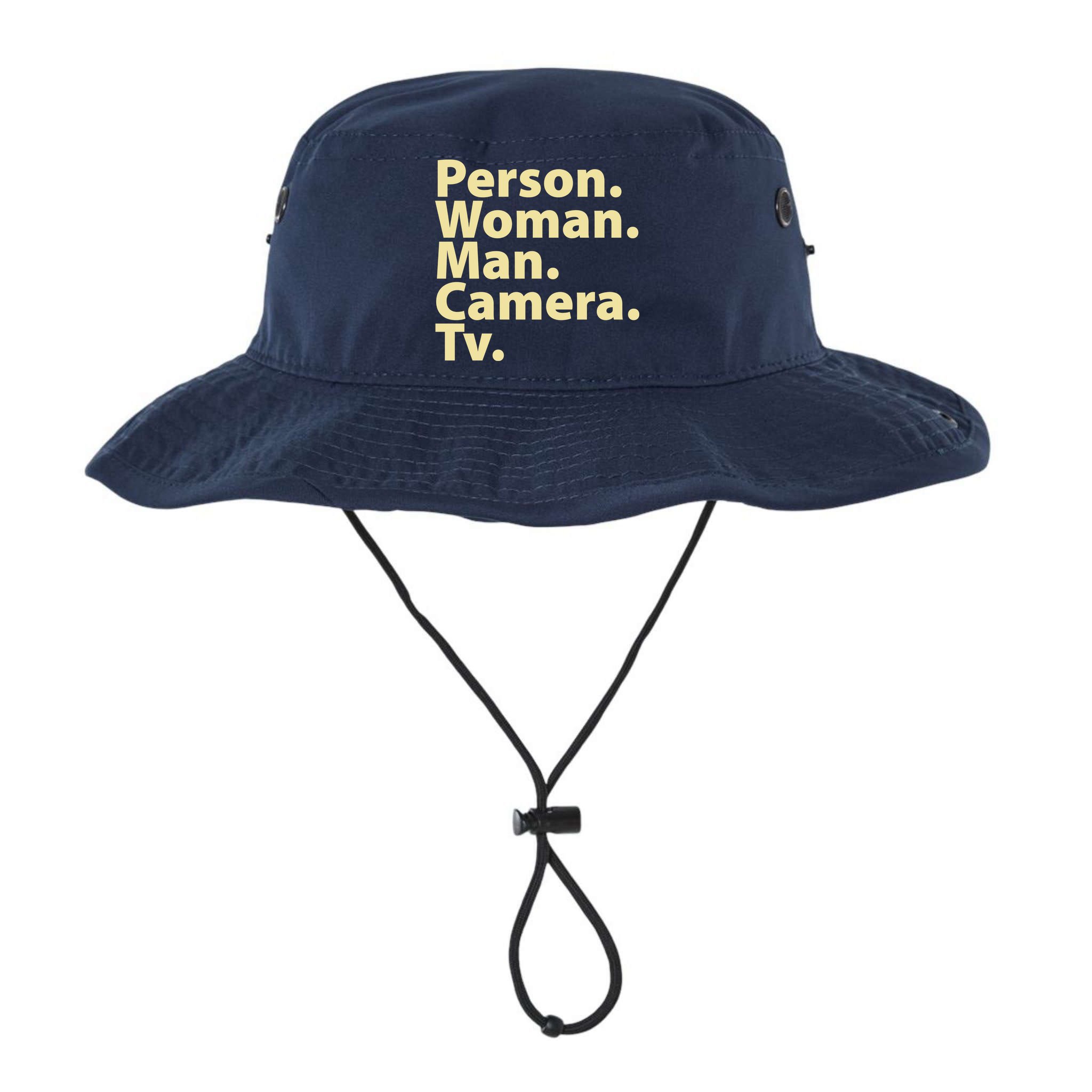 Trump Cognitive Test Person Woman Man Camera TV Bucket Hat