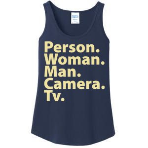 Trump Cognitive Test Person Woman Man Camera TV Ladies Essential Tank