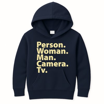 Trump Cognitive Test Person Woman Man Camera TV Kids Hoodie