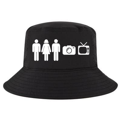 Trump Cognitive Test Person Woman Man Camera TV Funny Cool Comfort Performance Bucket Hat