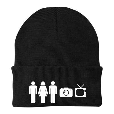 Trump Cognitive Test Person Woman Man Camera TV Funny Beanie