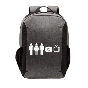 Trump Cognitive Test Person Woman Man Camera TV Funny Vector Backpack