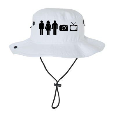 Trump Cognitive Test Person Woman Man Camera TV Funny Legacy Cool Fit Booney Bucket Hat