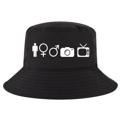 Trump Cognitive Test Symbols Cool Comfort Performance Bucket Hat