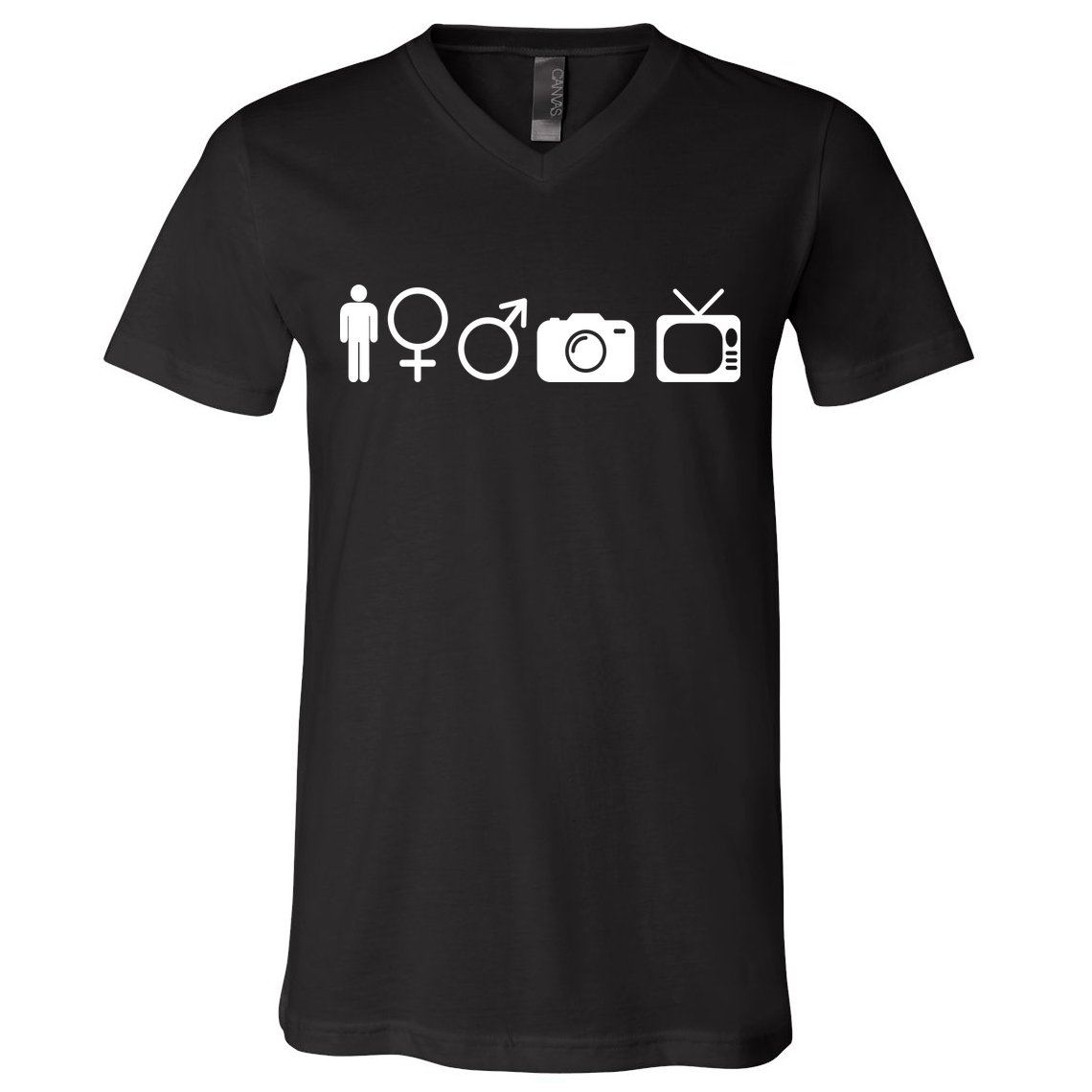 Trump Cognitive Test Symbols V-Neck T-Shirt
