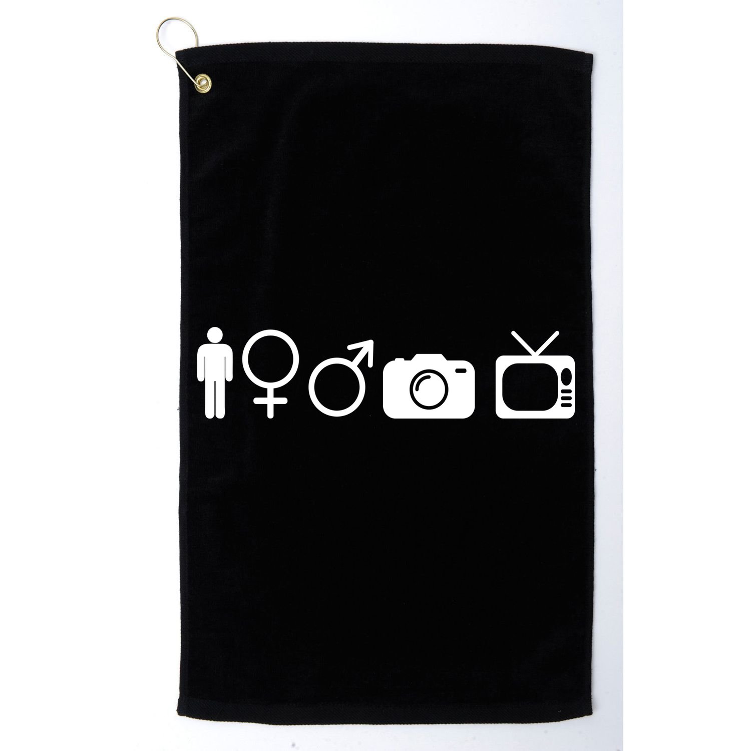 Trump Cognitive Test Symbols Golf Towel