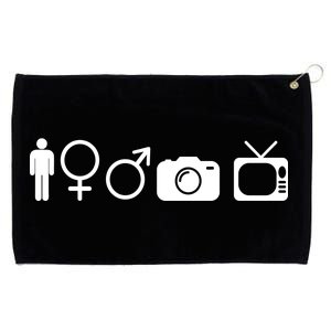 Trump Cognitive Test Symbols Grommeted Golf Towel