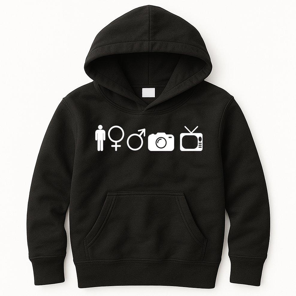 Trump Cognitive Test Symbols Kids Hoodie