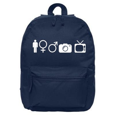 Trump Cognitive Test Symbols 16 in Basic Backpack