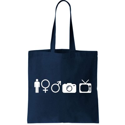 Trump Cognitive Test Symbols Tote Bag