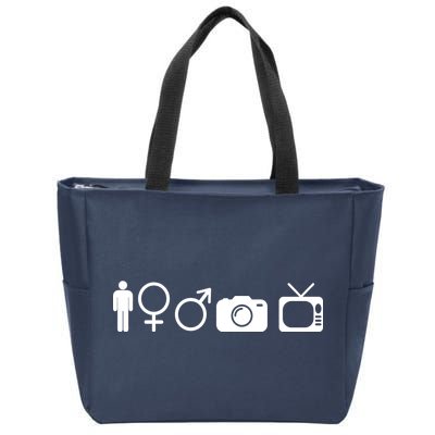 Trump Cognitive Test Symbols Zip Tote Bag