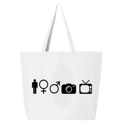 Trump Cognitive Test Symbols 25L Jumbo Tote