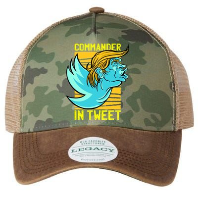 Trump Commander In Tweet Legacy Tie Dye Trucker Hat