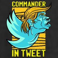 Trump Commander In Tweet 7 Panel Mesh Trucker Snapback Hat