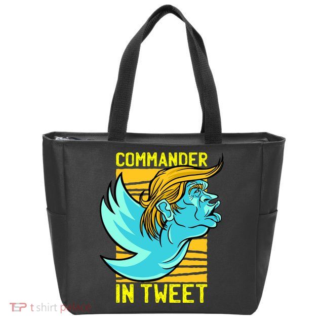 Trump Commander In Tweet Zip Tote Bag