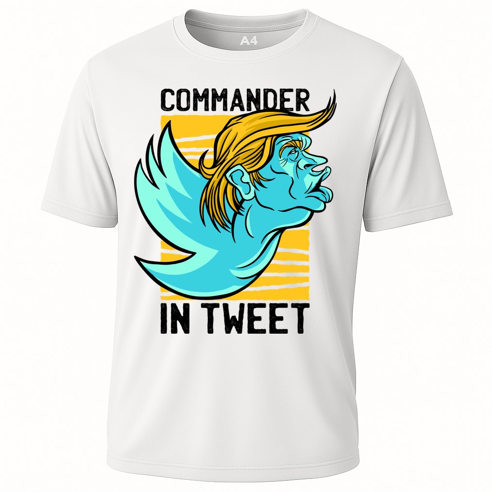 Trump Commander In Tweet Cooling Performance Crew T-Shirt