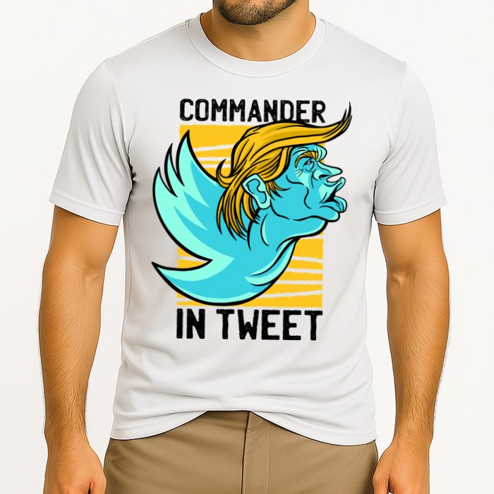 Trump Commander In Tweet Cooling Performance Crew T-Shirt