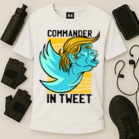 Trump Commander In Tweet Cooling Performance Crew T-Shirt