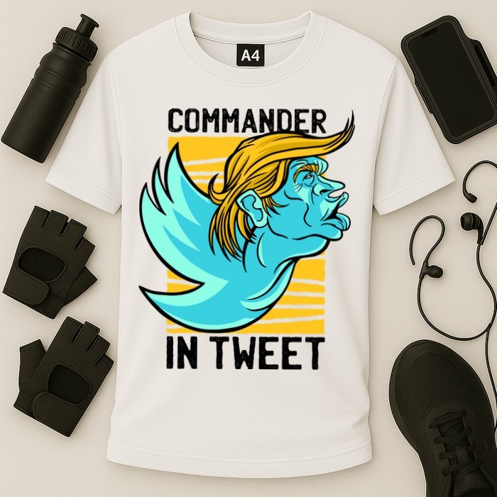 Trump Commander In Tweet Cooling Performance Crew T-Shirt