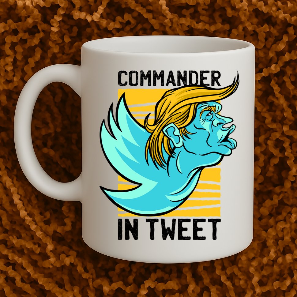 Trump Commander In Tweet Mug