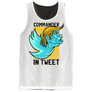 Trump Commander In Tweet Mesh Reversible Basketball Jersey Tank