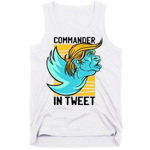 Trump Commander In Tweet Tank Top