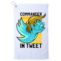 Trump Commander In Tweet Golf Towel