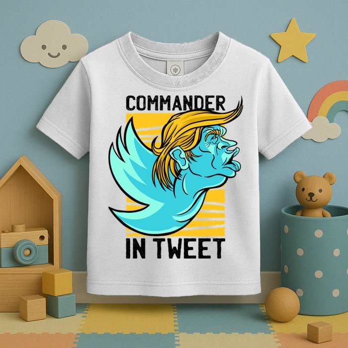Trump Commander In Tweet Toddler T-Shirt