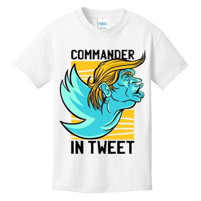 Trump Commander In Tweet Kids T-Shirt