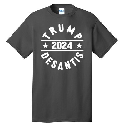 Trump Desantis 2024 Election Logo Tall T-Shirt