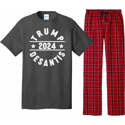 Trump Desantis 2024 Election Logo Pajama Set