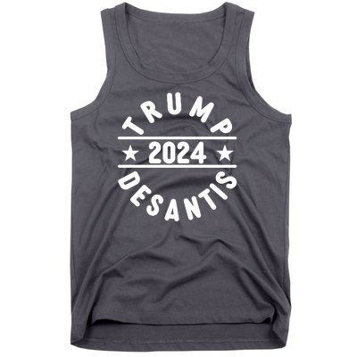 Trump Desantis 2024 Election Logo Tank Top