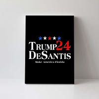 Trump DeSantis 2024 Make America Florida Election Logo Canvas