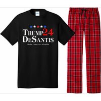 Trump DeSantis 2024 Make America Florida Election Logo Pajama Set