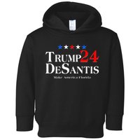 Trump DeSantis 2024 Make America Florida Election Logo Toddler Hoodie