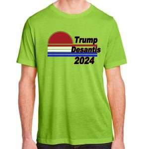 Trump Desantis 2024 Red White And Blue Simple Adult ChromaSoft Performance T-Shirt