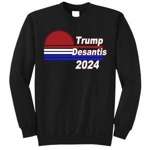 Trump Desantis 2024 Red White And Blue Simple Sweatshirt