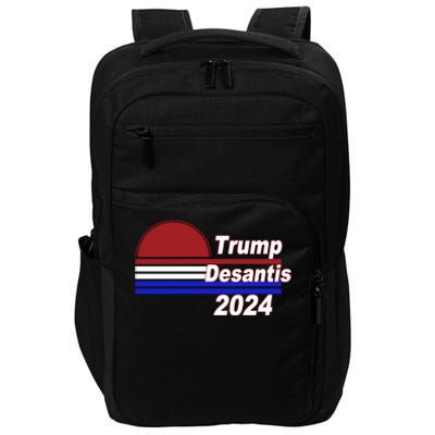 Trump Desantis 2024 Red White And Blue Simple Impact Tech Backpack