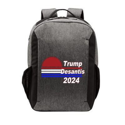 Trump Desantis 2024 Red White And Blue Simple Vector Backpack