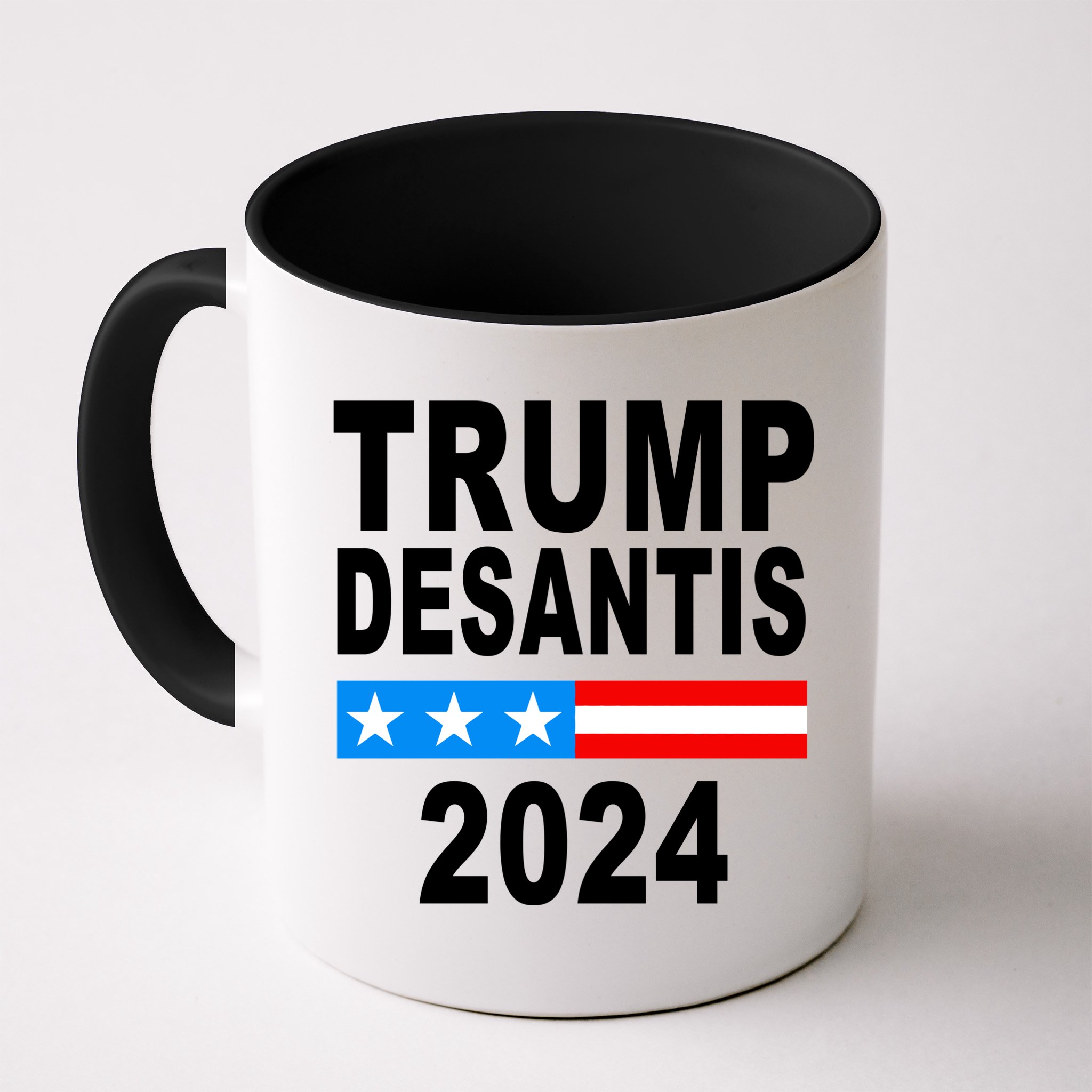 Trump Desantis 2024 US Flag Mug