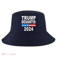 Trump Desantis 2024 US Flag Cool Comfort Performance Bucket Hat