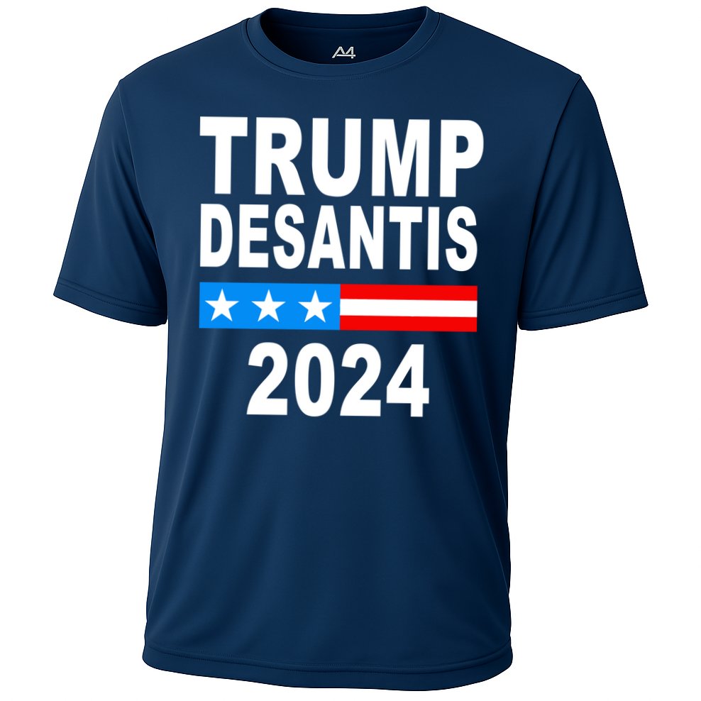Trump Desantis 2024 US Flag Performance Shirt