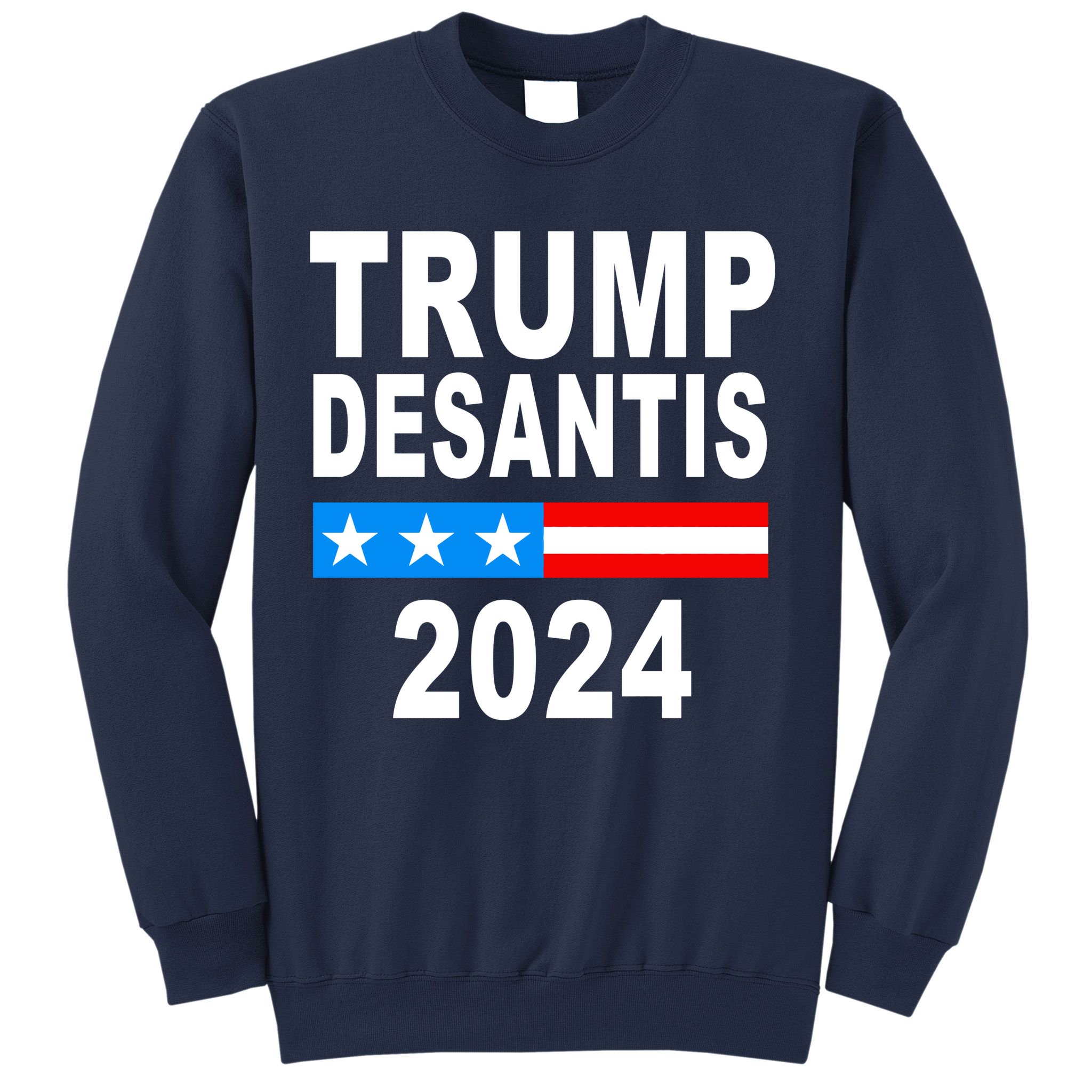 Trump Desantis 2024 US Flag Sweatshirt
