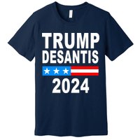 Trump Desantis 2024 US Flag Premium T-Shirt