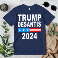 Trump Desantis 2024 US Flag Premium T-Shirt