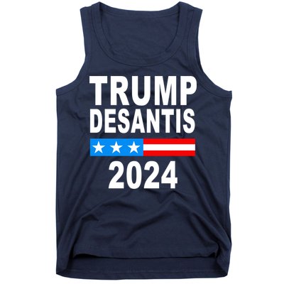 Trump Desantis 2024 US Flag Tank Top